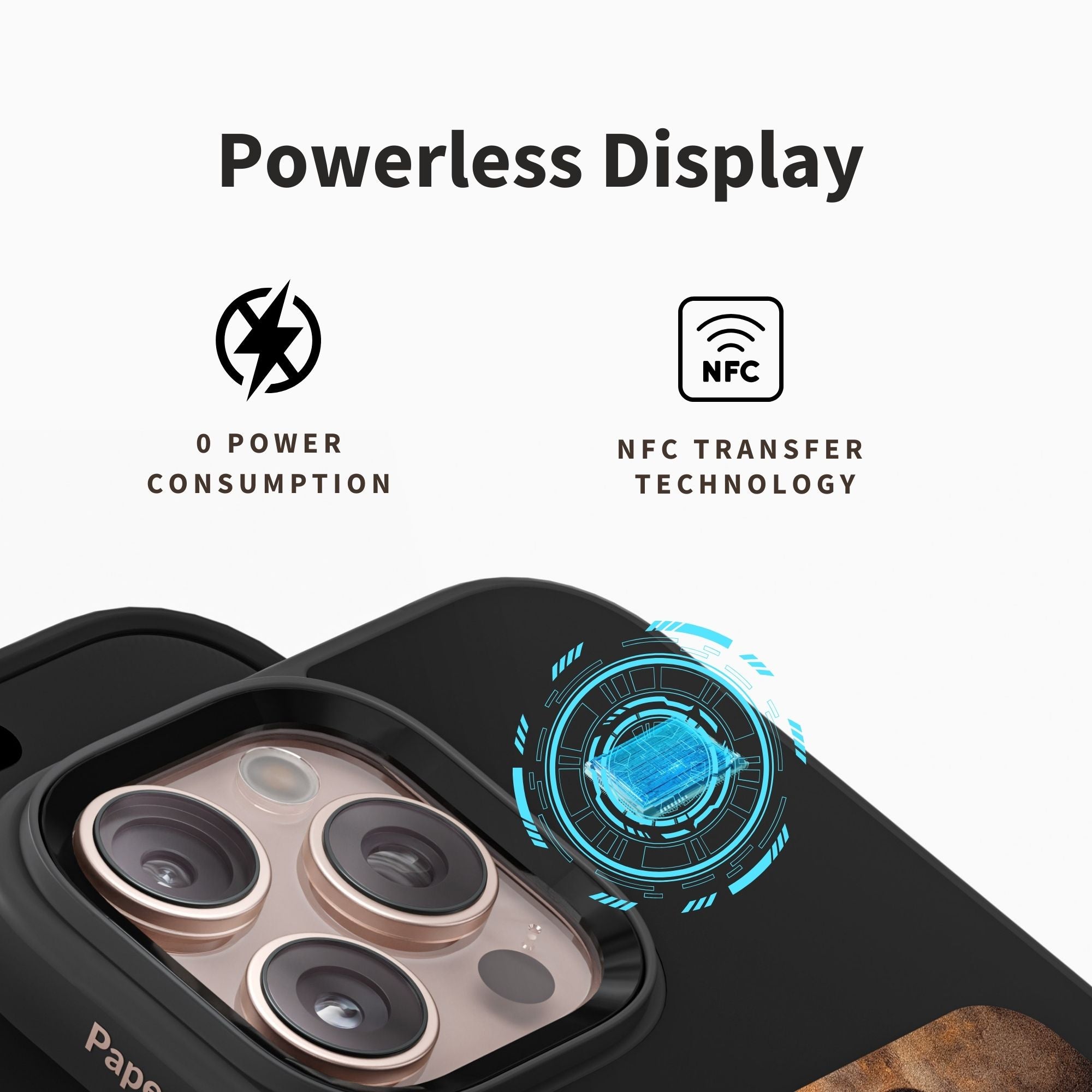 E-Ink Phone Case for iPhone 15/16. Train Focus, Show Off Strong – Your Goals, Your Case.